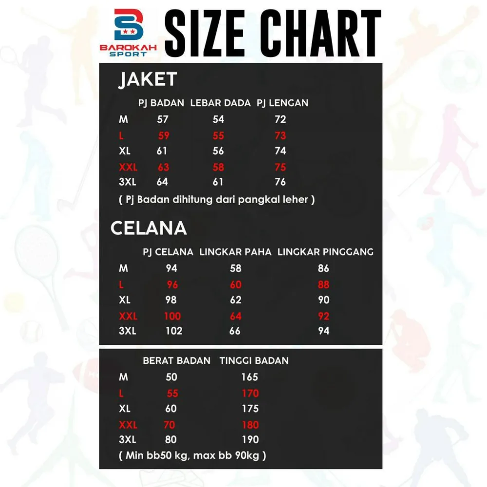 CELANA OLAHRAGA/CELANA TRENING/CELANA TRAINING/LARI/BERSEPEDA/RUNNING/JOGGING/CYCLING/GYM